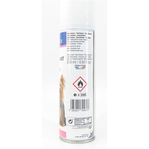 Spray Démêlant à lu0027Huile de Jojoba Pour Chiens. 250 ml