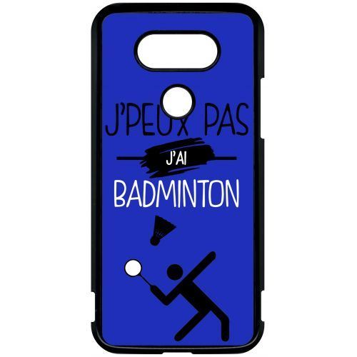 Coque lg g5 j peux pas j ai badminton 3