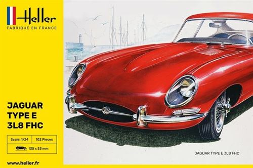 Jaguar Type E 3l8 Fhc - 1:24e - Heller