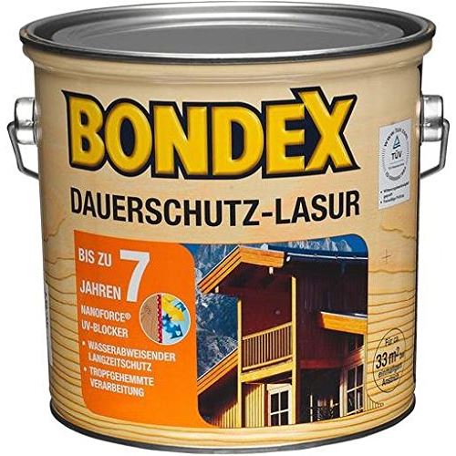 Bondex Pot de lasure de protection longue durée 2,5 l