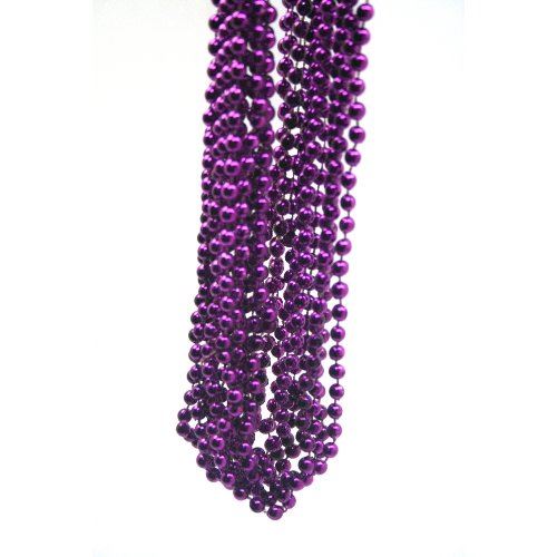Purple Bead Necklace (1 dz)