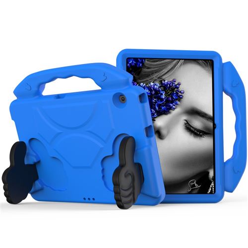 Coque en TPU Pouce antichoc en EVA avec béquille bleu pour votre Huawei MediaPad T3 10