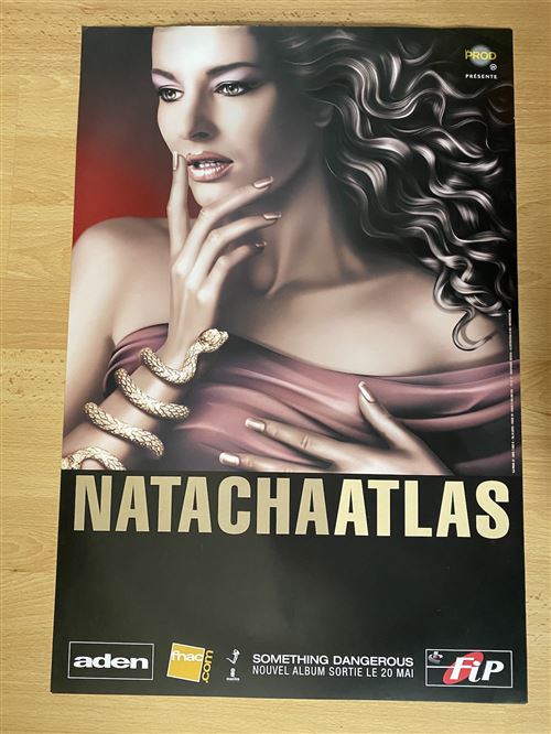 Natacha Atlas - Something Dangerous - 40x60cm - Affiche