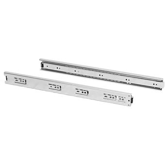 Emuca - Paire de coulisses à billes pour tiroirs à sortie totale 45 mm Longueur 60 cm - 1