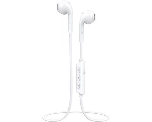 Vivanco Smart Air 3 - Écouteurs avec micro - intra-auriculaire - Bluetooth - sans fil - blanc brillant