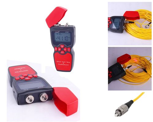 Testeur Professionnel Fibre Optique Power meter + VFL Detecte les erreurs et les pertes