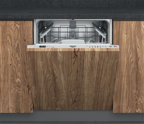 Hotpoint Ariston HI 5030 W - Lave-vaisselle - intégrable - Niche - largeur : 60 cm - profondeur : 56 cm - hauteur : 82 cm - argent