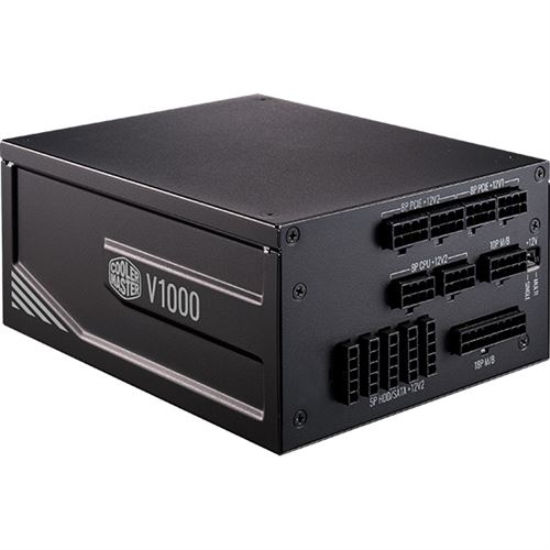 Cooler master fuente alimentación modular v1000 platinum 1000w 80 plus platinum