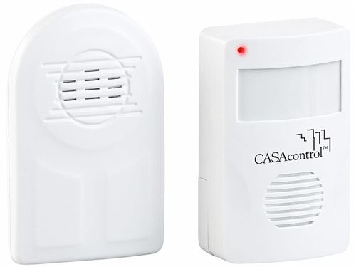 Casa Control D/étecteur de passage sans fil avec capteur PIR DGM-100 Avec carillon