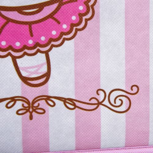 Boîte de rangement Hello Kitty Ballerine rose 31,5 x 31,5 x 31,5cm