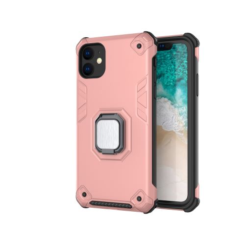 Coque TPU antichoc avec support magnétique pour Apple iPhone 11 Pro 5.8 - Or rose