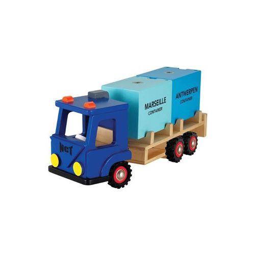 Camion avec 2 containers