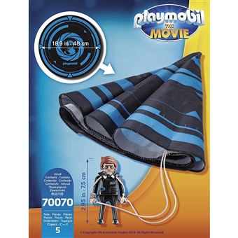 Playmobil The Movie 70070 Rex Dasher avec parachute