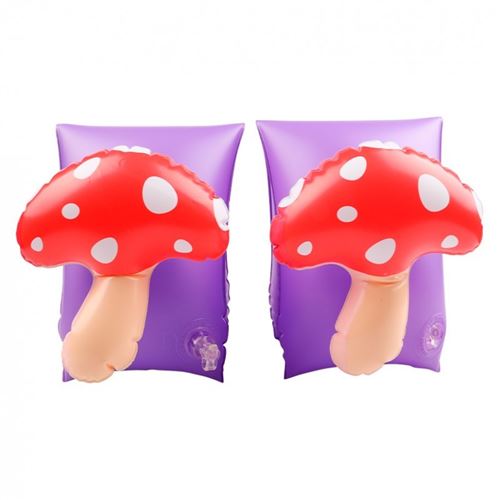 Brassards Gonflables De Natation Enfants 3-6 Ans, Flotteurs piscine, Imprimé Champignon