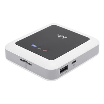 10€09 sur Routeur Wifi Sans Fil Mini Portable Universal Sans Carte Sim  International 4G / 3G Blanc - Routeurs - Achat & prix