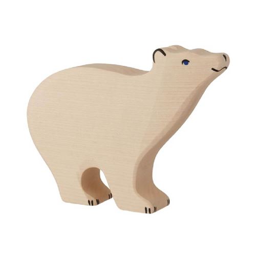 HOLZTIGER  - 2041094 - Figurine Animal - Ours Polaire