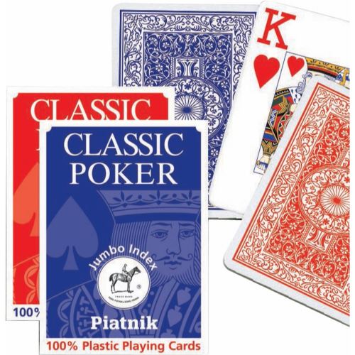 Cartes - Poker Index Jumbo PIATNIK Multicolore