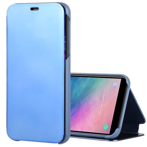 Galaxy J6 (2018) Housse Etui Cuir PU Effet Mirroir Bleu ALS75802