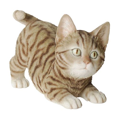 NO NAME - Chaton bondissant en résine 19 cm