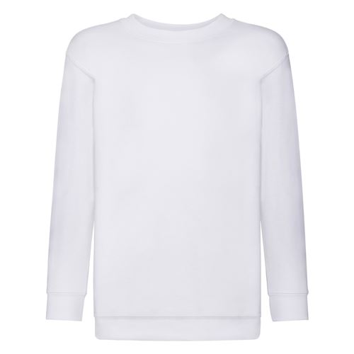 Fruit Of The Loom - Sweatshirt - Enfant unisexe (5-6) (Blanc) - UTBC1366