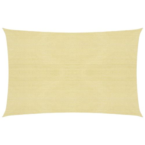 Voile d'ombrage 160 g/m² Beige 2x3 m PEHD