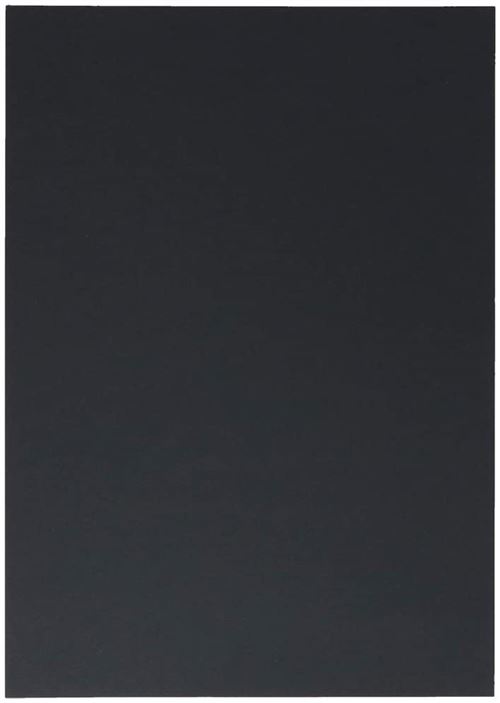 50 feuilles papier cartonné format A4 ultra résistant grammage 220 g/m² colorie:Noir