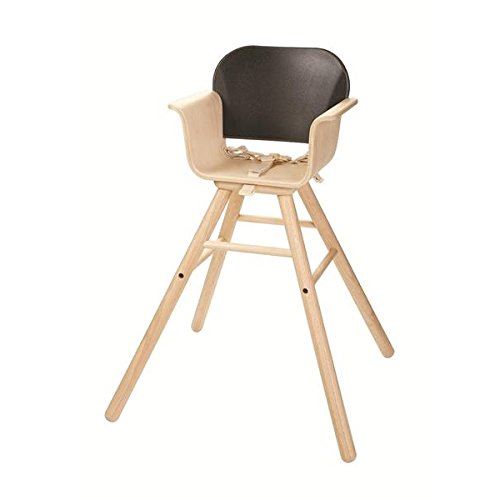 Plan Toys High Chair-Black, 8706, Wood