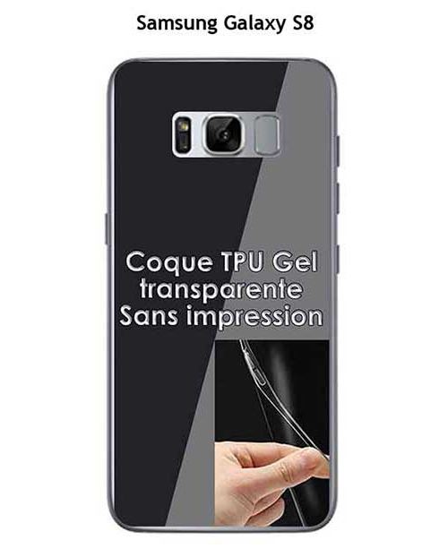 Coque Samsung Galaxy S8 Transparente (TPU Gel souple)