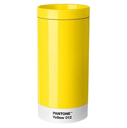 Copenhagen Design flacon thermos To Go Pantone430 ml en acier inoxydable jaune