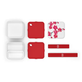 Bento des bons mangeurs Monbento Square Graphic Blossom