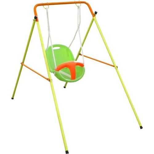 Cémonjardin Multicolore Portique Métal - Pour Bébé - Avec Siege Coque - Baby'k Emma Trigano - Image 1