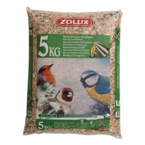 Zolux - Mélange de graines pour oiseaux du jardin 5 kg