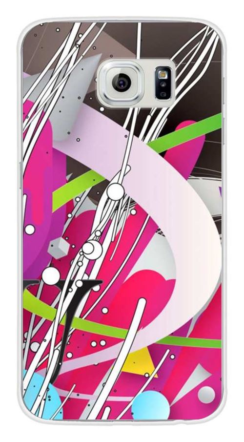 Coque en silicone imprimée compatible Samsung Galaxy S6 Future