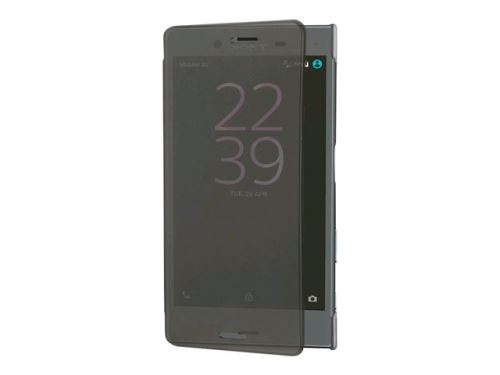 Roxfit Pro-2 Touch Book Case - Flip cover voor mobiele telefoon - zwart - voor Sony XPERIA X Compact