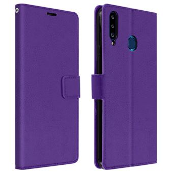 Étui Avizar Pour IPhone 16 – Folio Losange Violet – Porte-cartes Et Support Vidéo