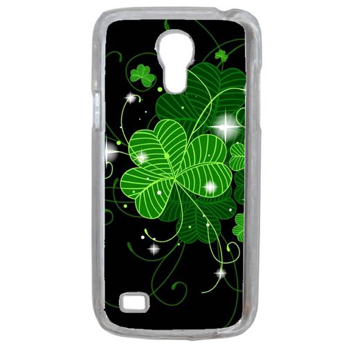 Coque Trefle Porte Bonheur Compatible Samsung Galaxy S4 Mini Transparent