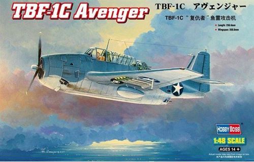 Grumman Tbf-1c Avenger - 1:48e - Hobby Boss
