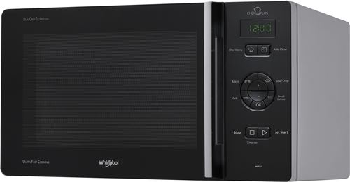 Whirlpool MCP345BL - Four à micro-ondes, 25 l argent