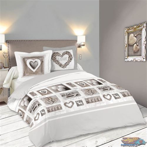 Parure de lit WOODY 240 x 220 cm