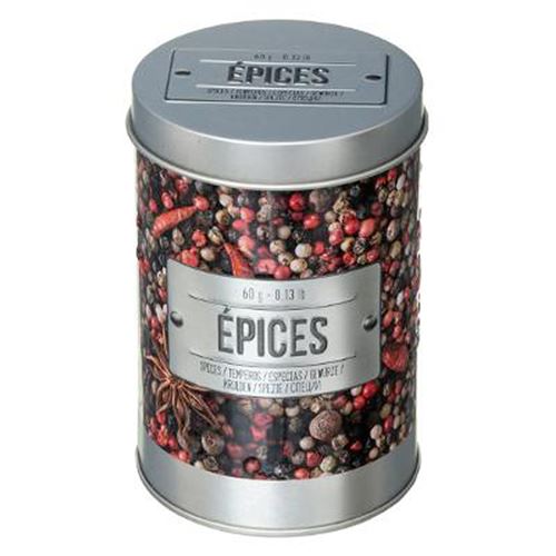 Boîte À Épices Relief IV 10cm Multicolore