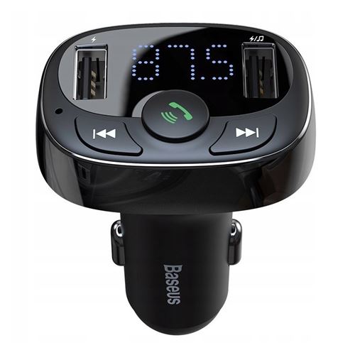 QUMOX Transmetteur FM sans fil Bluetooth musique kit mains libres voiture radio Voiture Chargeur Lecteur MP3 USB Chargeur