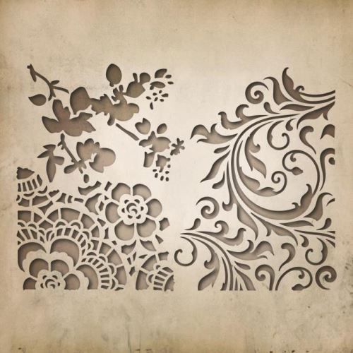 Sizzix matrice de découpe thinlits set 3 pieces - décoration florale par tim holtz siz661185