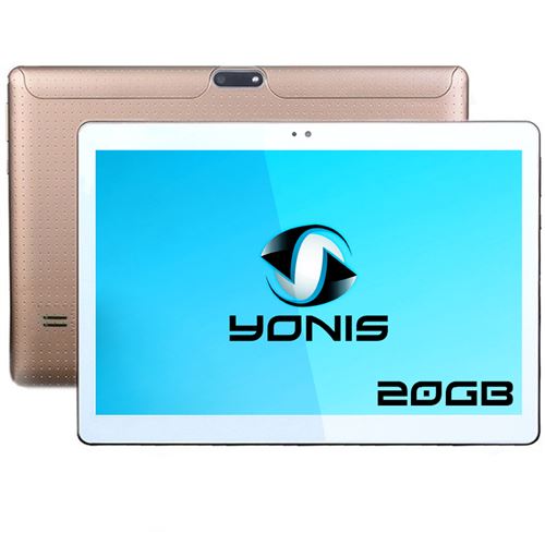 Yonis Or Tablette 10 Pouces 3G Android Lollipop Dual Sim Quad Core Bluetooth 20 Go
