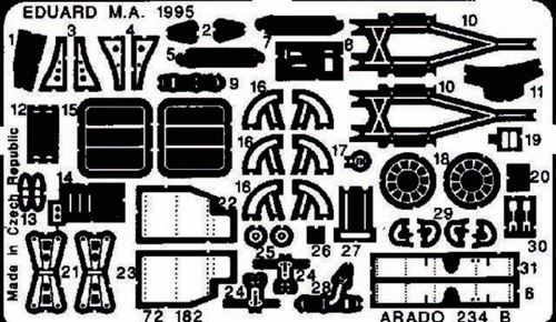 Arado Ar 234 B 2 - 1:72e - Eduard Accessories