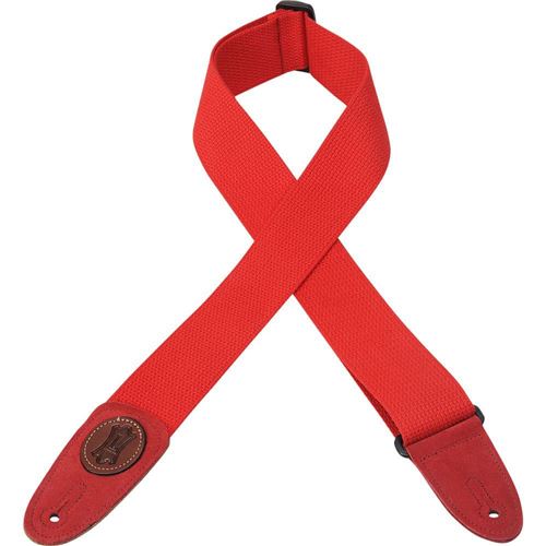 Levy's Rouge 5 Cm Coton Avec Logo En Cuir Sangles Et Courroies - Image 3