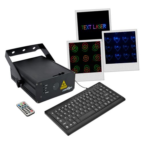 Effet de lumière Laser DMX Laserworld EL-500RGB KEYTEX rouge, vert, bleu
