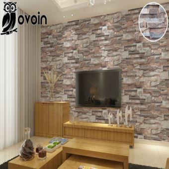Papier Peint Mur De Pierre Relief 3d 5 3m2 Decoration Des Murs