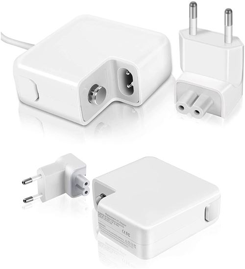 DEYEE Chargeur 45W T-Tip Pour MacBook Air (13-inch, 2017) Compatible Avec  MacBookAir7,2 MQD32xx/A MQD42xx/A MQD52xx/A Modèle A1466 A1465 A1436 -  MagSafe 2 (pas MagSafe 1) - Chargeur et câble d'alimentation PC - Achat &  prix