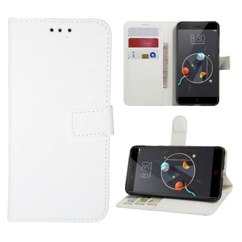Etui Housse Portefeuille Pour Apple Iphone 8 - Blanc