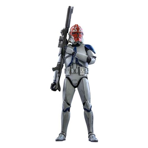 Figurine Hot Toys TMS023 - Star Wars : The Clone Wars - 501ST Battalion Clone Trooper deluxe Version